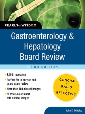 cover image of Gastroenterology and Hepatology Board Review